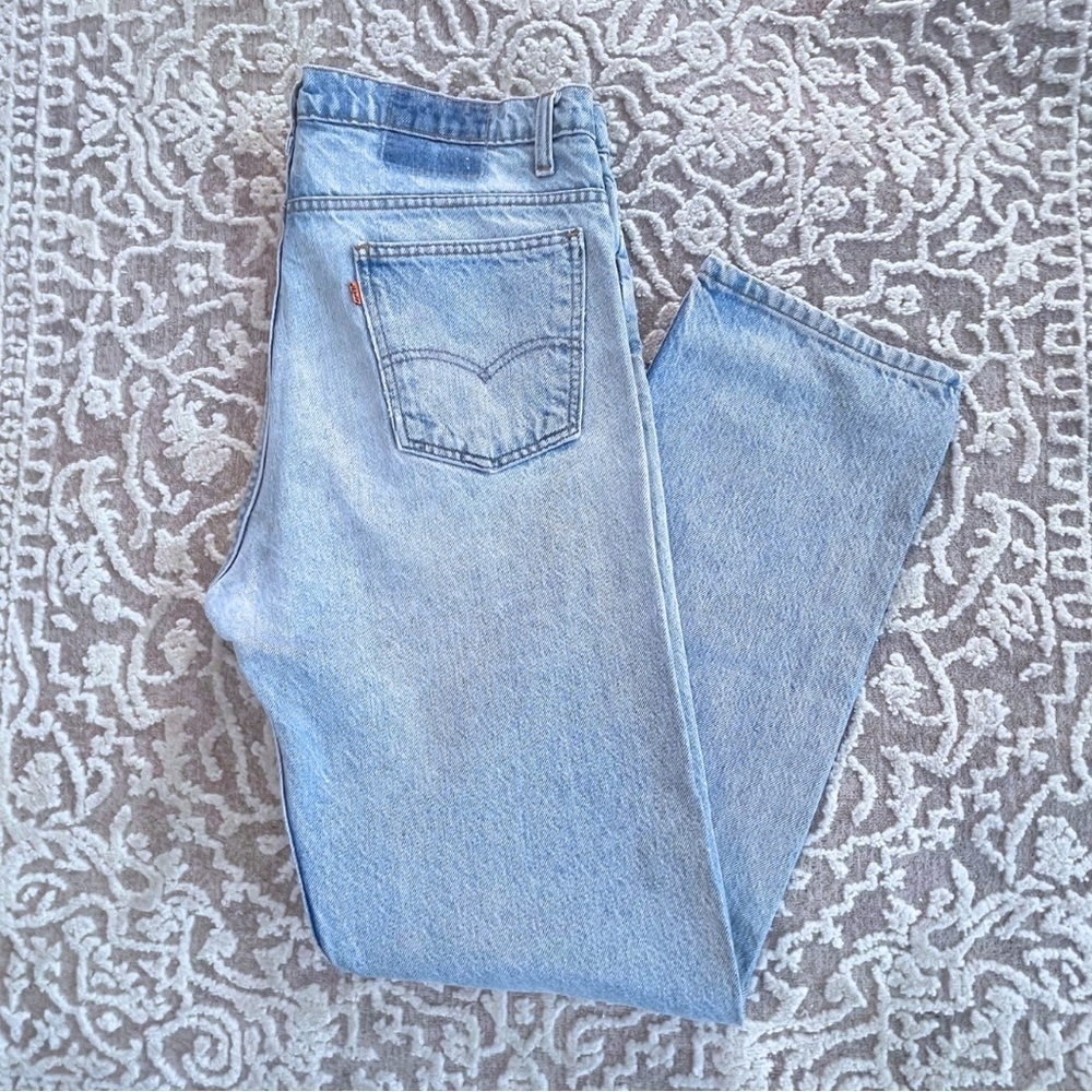 VINTAGE Levi’s 505®️ Straight Orange Tab Jeans 1992